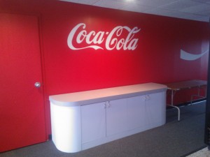 Coca-Cola Logo Wall